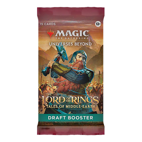 MAGIC THE GATHERING LORD OF THE RINGS TALES OF MIDDLE-EARTH DRAFT BOOSTER