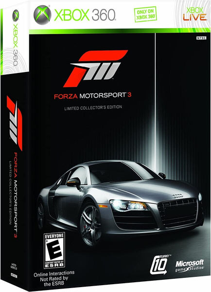 FORZA MOTORSPORT 3 LIMITED COLLECTOR'S EDITION XBOX 360