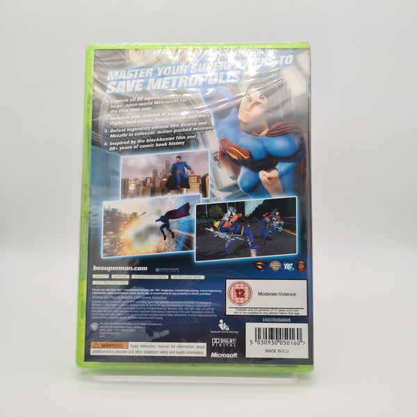 SUPERMAN RETURNS XBOX 360 NEW & SEALED