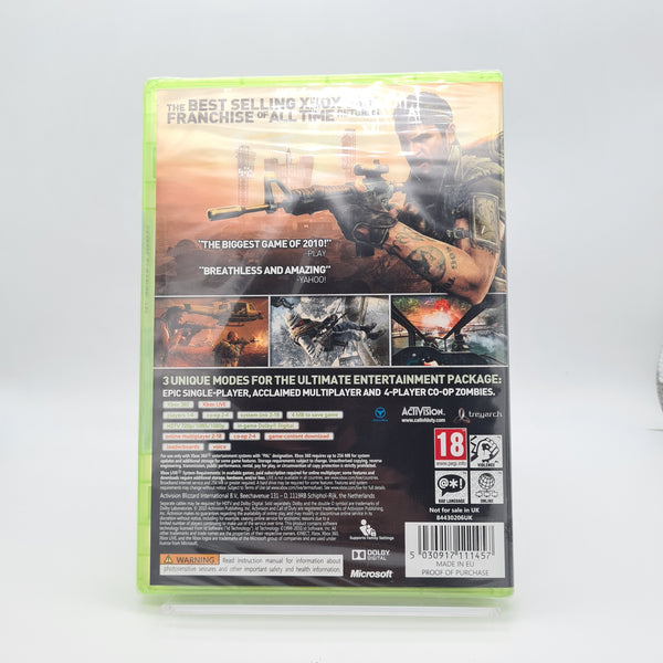 CALL OF DUTY BLACK OPS XBOX 360 NEW & SEALED