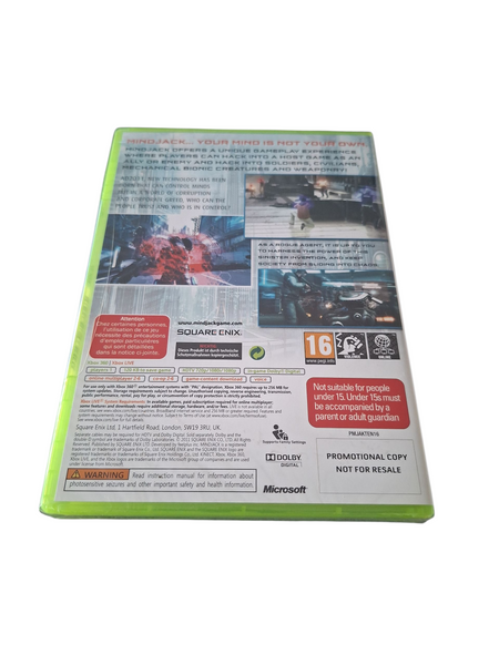 MINDJACK XBOX 360 NEW & SEALED