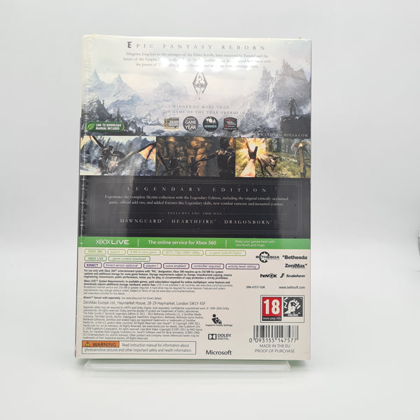 SKYRIM LEGENDARY EDITION XBOX 360 NEW & SEALED