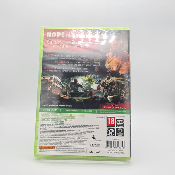 DEAD ISLAND RIPTIDE XBOX 360 NEW & SEALED