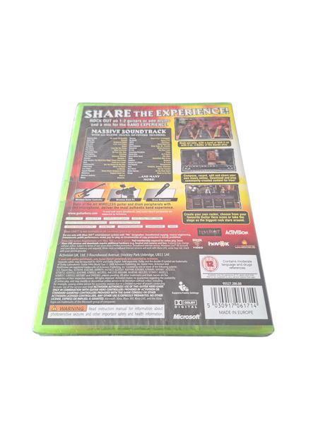 GUITAR HERO WORLD TOUR XBOX 360 NEW & SEALED