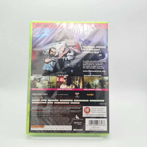 KANE & LYNCH 2 DOG DAYS XBOX 360 NEW & SEALED