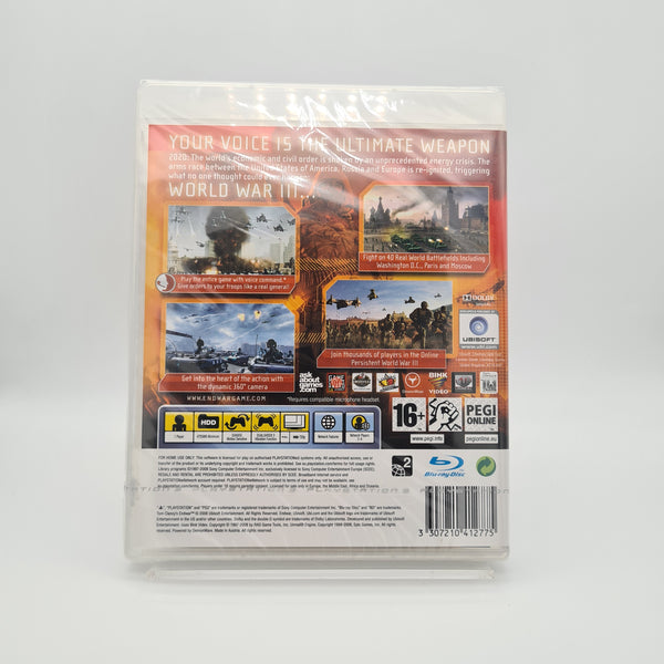 TOM CLANCY'S ENDWAR PS3 NEW & SEALED