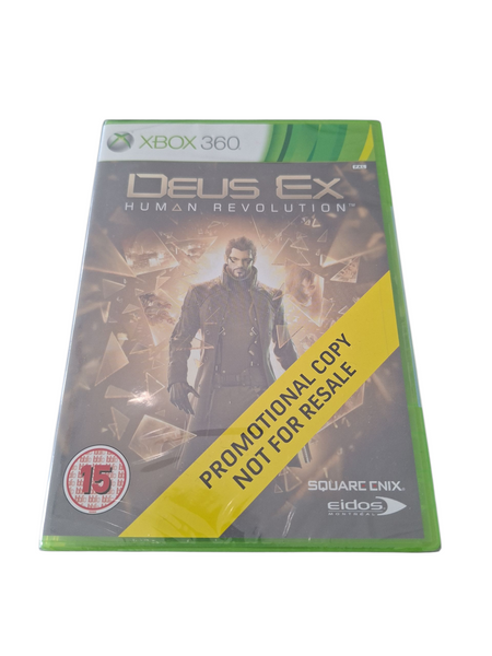 DEUS EX HUMAN REVOLUTION XBOX 360 NEW & SEALED