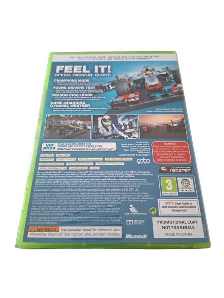 F1 2012 XBOX 360 NEW & SEALED