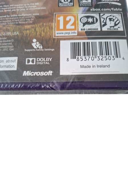 FABLE THE JOURNEY XBOX 360 KINECT NEW & SEALED