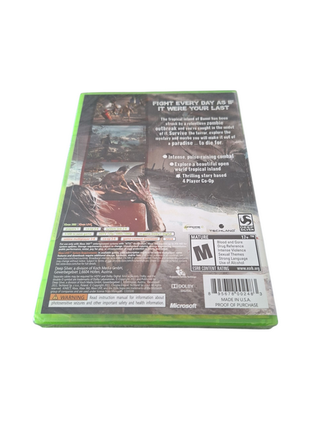 DEAD ISLAND XBOX 360 NEW & SEALED NTSC US