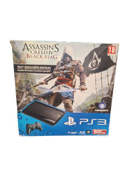 PS3 500GB CONSOLE ASSASSIN'S CREED IV BLACK FLAG BUNDLE