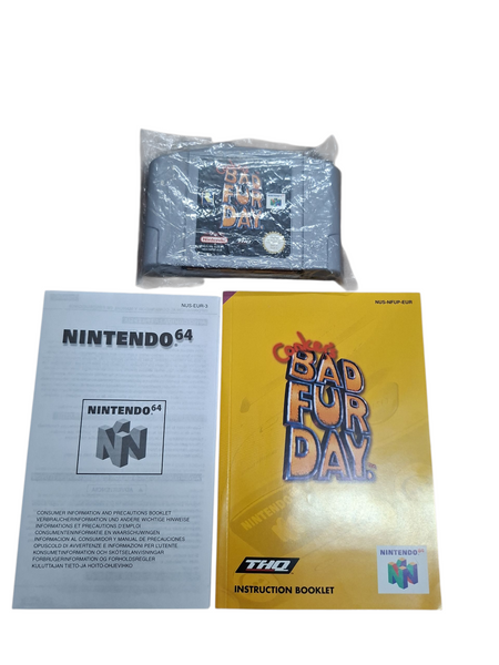 CONKER'S BAD FUR DAY N64