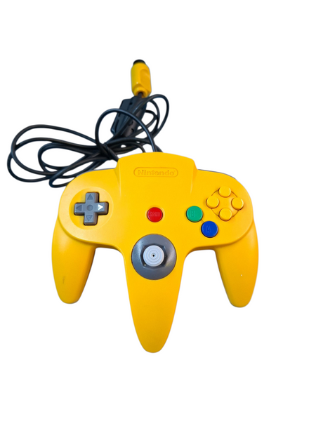 N64 OFFICAL YELLOW CONTROLLER