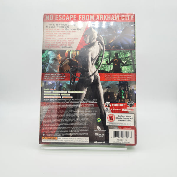BATMAN ARKHAM CITY XBOX 360 NEW & SEALED
