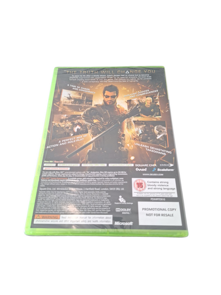 DEUS EX HUMAN REVOLUTION XBOX 360 NEW & SEALED