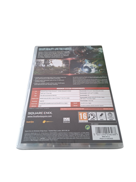 A REALM REBORN FINAL FANTASY XIV ONLINE PC NEW & SEALED