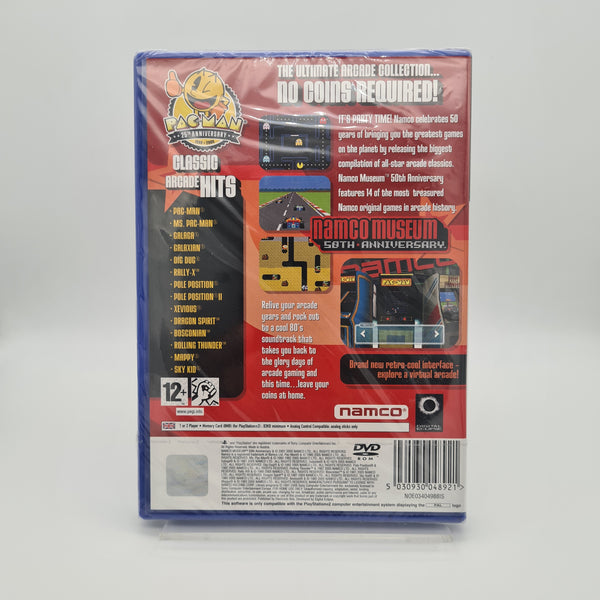 NAMCO MUSEUM 50TH ANNIVERSARY PS2 NEW & SEALED