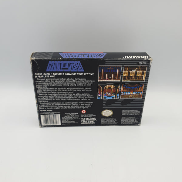 PRINCE OF PERSIA SNES NTSC US