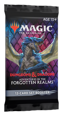MAGIC THE GATHERING D&D ADVENTURES IN THE FORGOTTEN REALMS 12 CARD SET BOOSTER PACK