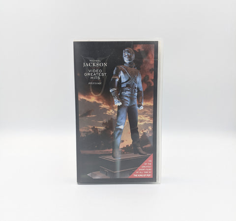 MICHAEL JACKSON VIDEO GREATEST HITS HISTORY VHS