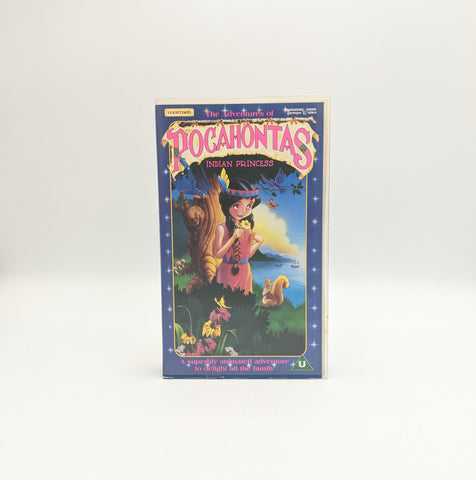 THE ADVENTURES OF POCAHONTAS INDIAN PRINCESS VHS