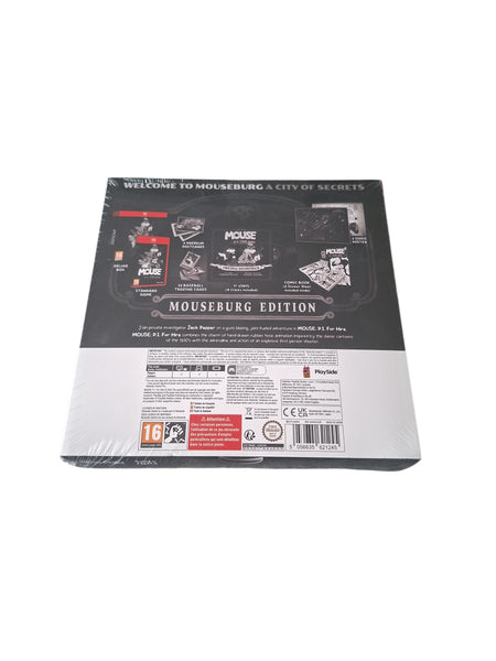 MOUSE P.I. FOR HIRE MOUSEBURG EDTION SWITCH 2 NEW & SEALED