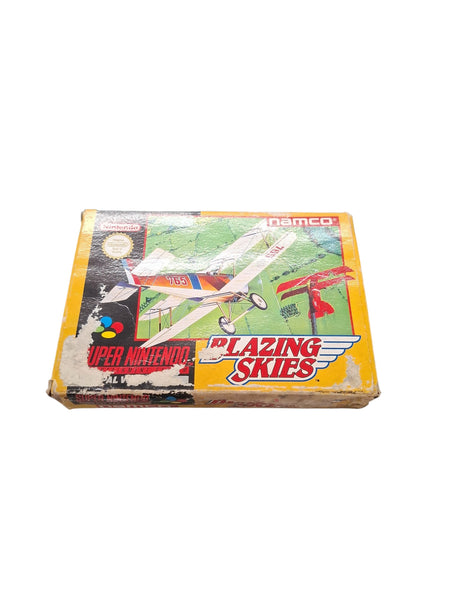 BLAZING SKIES SNES