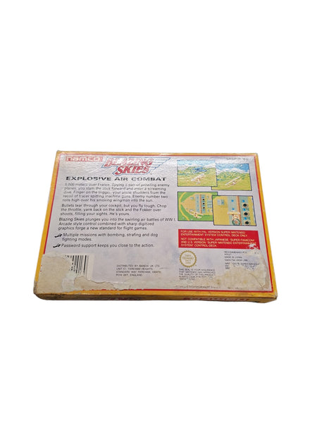 BLAZING SKIES SNES