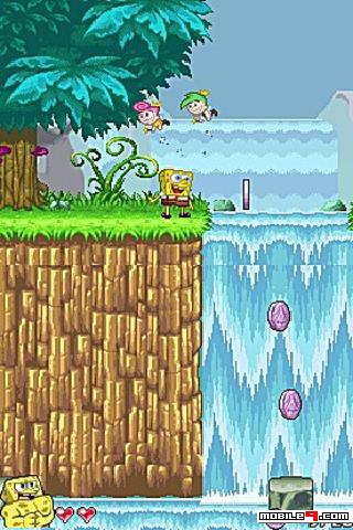 SPONGEBOB  & FRIENDS BATTLE FOR VOLCANO ISLAND DS