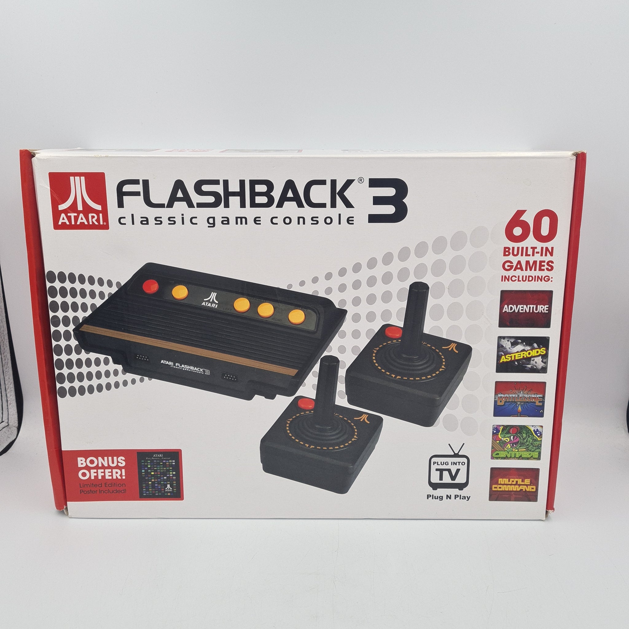 ATARI FLASHBACK 3 60 BUILT IN GAMES