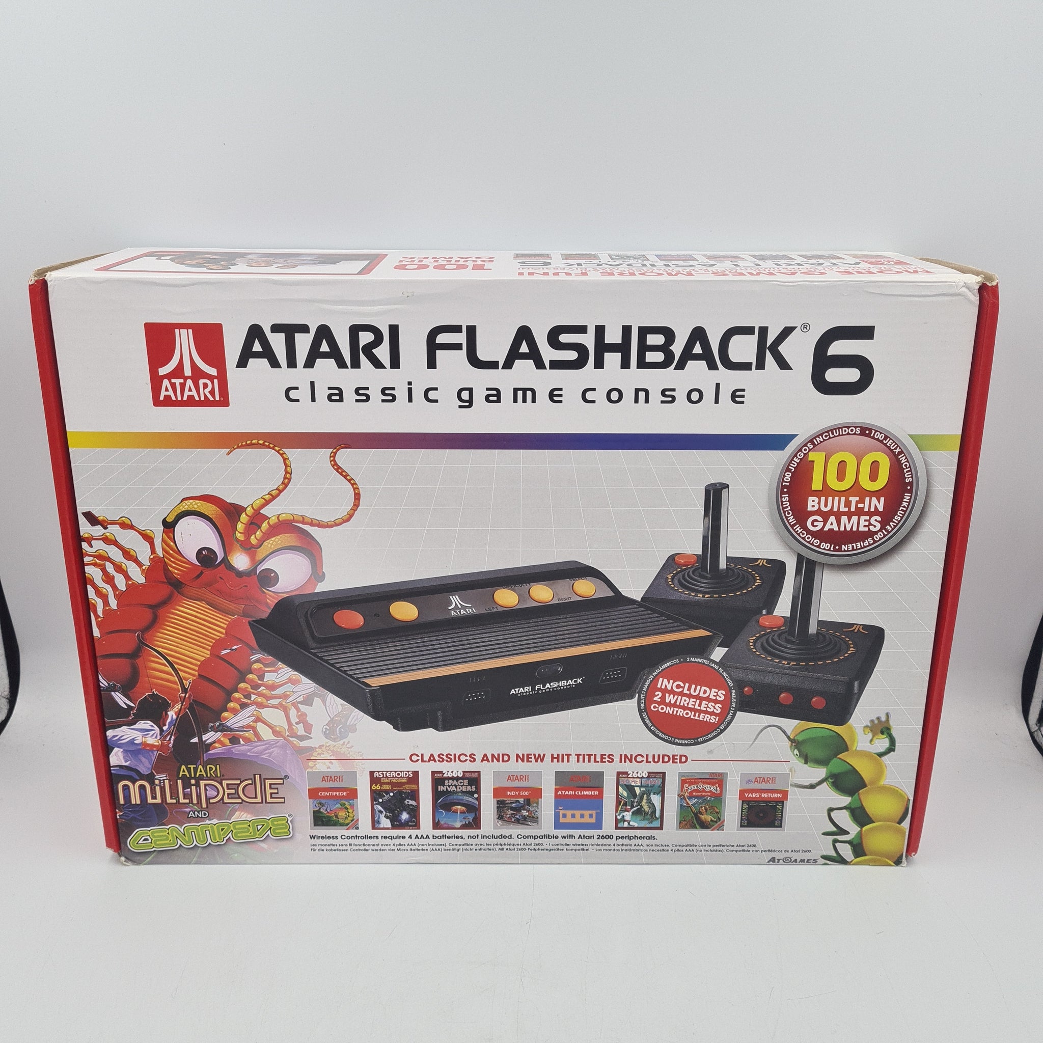 ATARI FLASHBACK 6 100 BULIT-IN GAMES