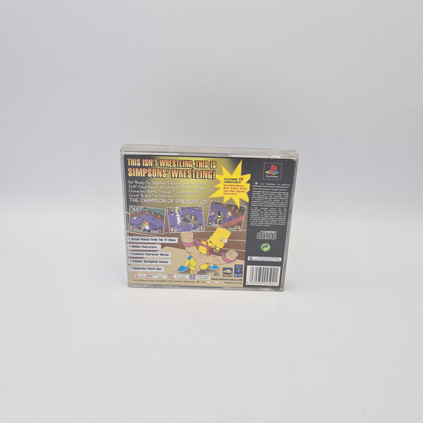 THE SIMPSONS WRESTLING PS1
