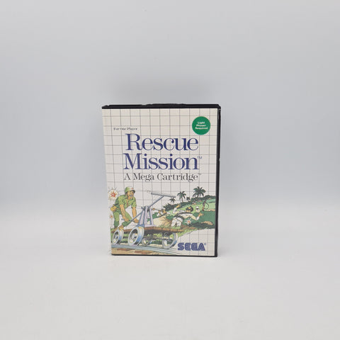 RESCUE MISSION SEGA MASTER SYSTEM