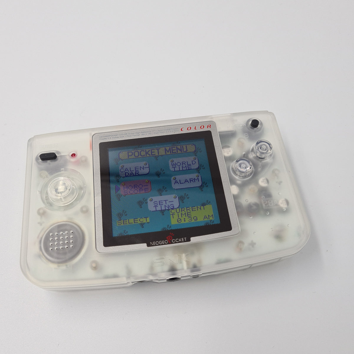 NEOGEO POCKET COLOR CONSOLE MODDED IPS SCREEN CLEAR | CRAZY THUMBS