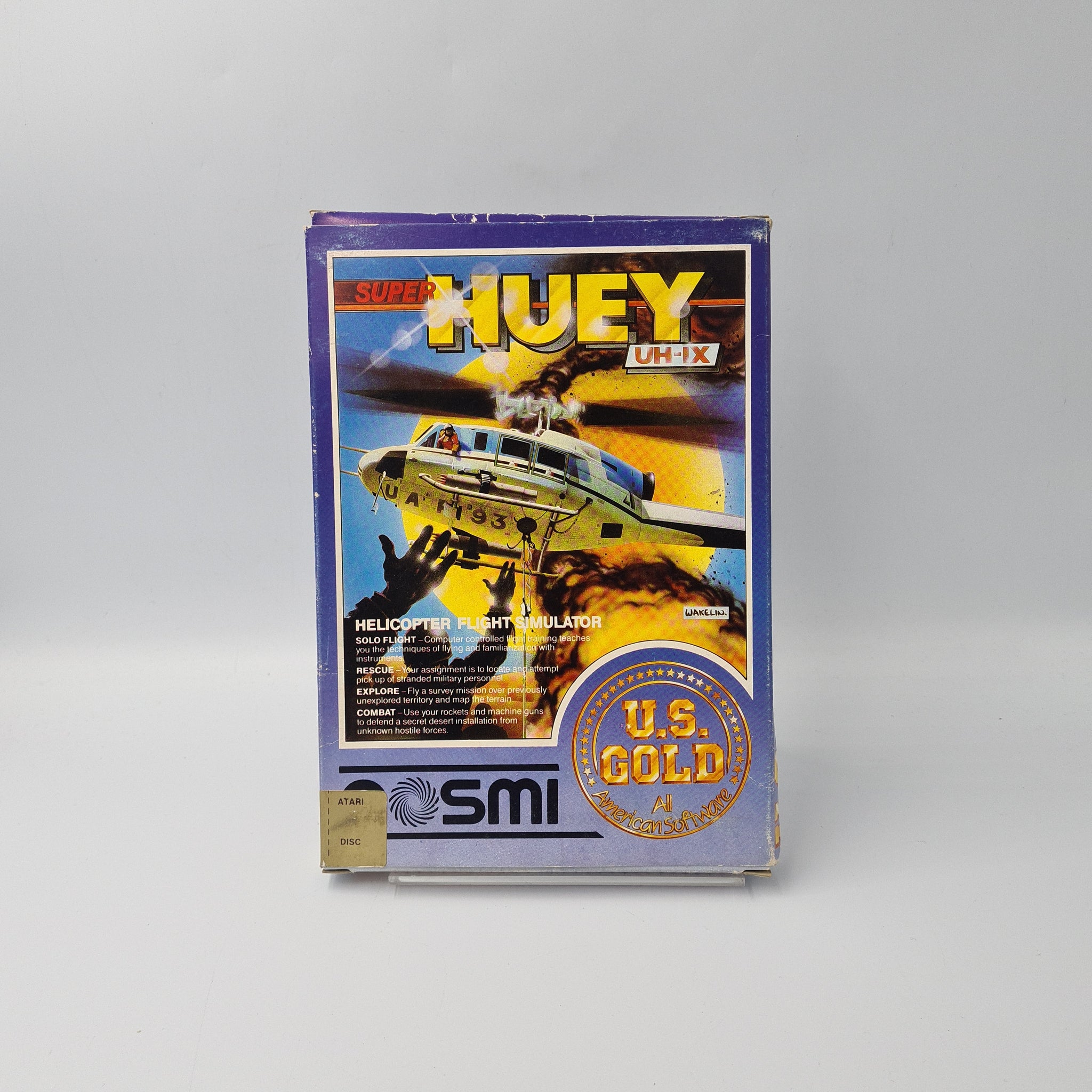 SUPER HUEY COMMODORE ATARI BIG FLOPPY DISC