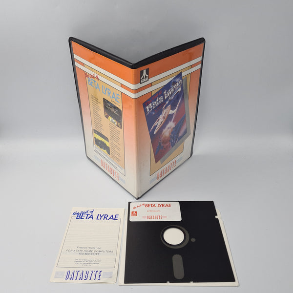 THE TAIL OF BETA LYRAE ATARI 48K BIG FLOPPY DISK