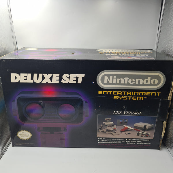 NES DELUXE SET CONSOLE & ROB THE ROBOT