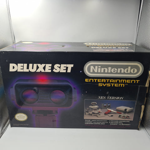NES DELUXE SET CONSOLE & ROB THE ROBOT