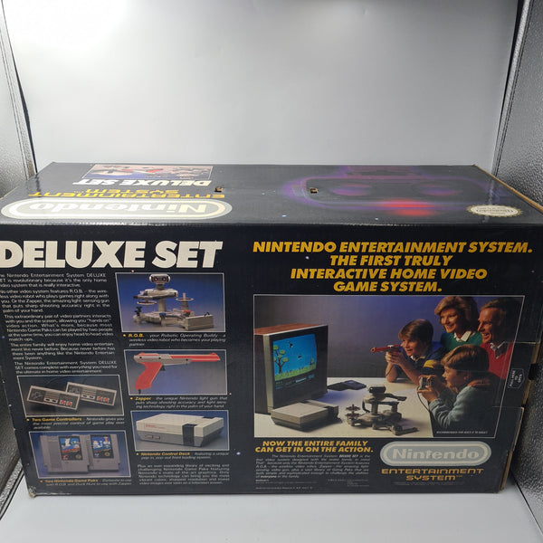 NES DELUXE SET CONSOLE & ROB THE ROBOT