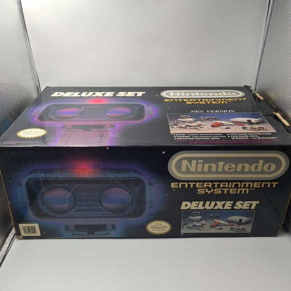 NES DELUXE SET CONSOLE & ROB THE ROBOT