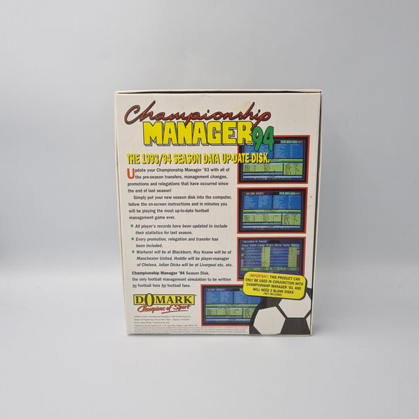 CHAMPIONSHIP MANAGER 94 AMIGA