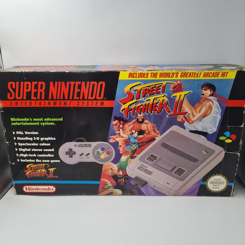 SNES CONSOLE STREET FIGHTER 2 EDITION