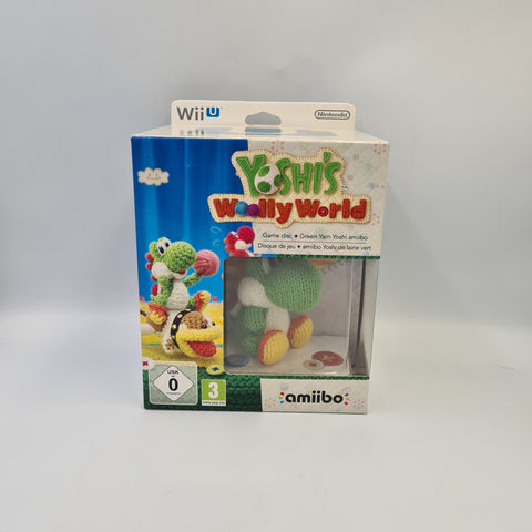 YOSHI'S WOLLYWORLD + GREEN YAM YOSHI AMIIBO WII U