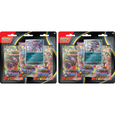 POKEMON MEGA EVOLUTION PHANTASMAL FLAMES 3 PACK BLISTER PACK