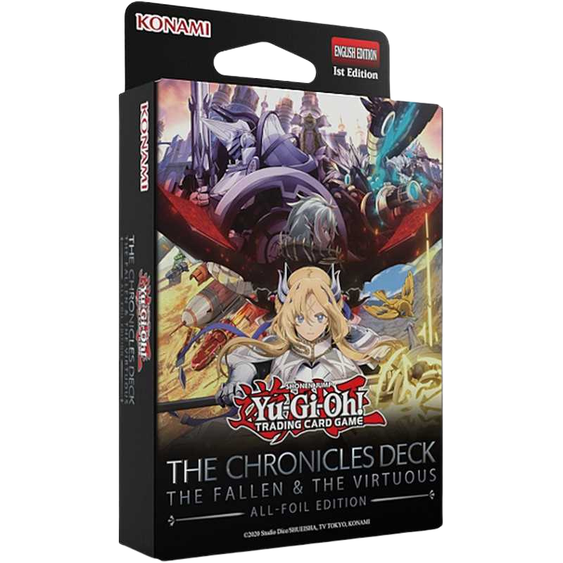 YU-GI-OH TCG: THE CHRONICLES DECK: THE FALLEN & THE VIRTUOUS ALL FOIL EDITION STRUCTURE DECK