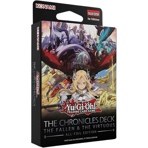 YU-GI-OH TCG: THE CHRONICLES DECK: THE FALLEN & THE VIRTUOUS ALL FOIL EDITION STRUCTURE DECK