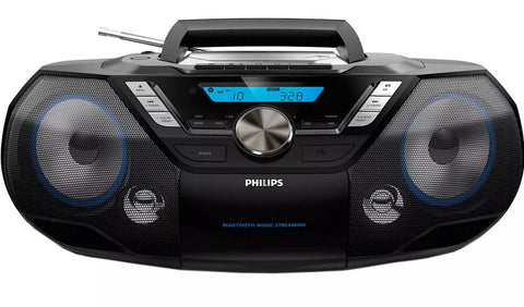 PHILLIPS AZB798 BOOMBOX BLUETOOTH CD CASSETTE PLAYER