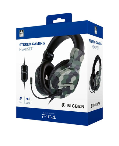 PLAYSTATION BIGBEN STEREO GAMING HEADSET FOR PS4/PS5 CAMO