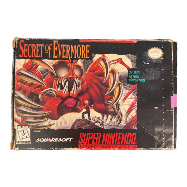 SECRET OF EVERMORE NTSC US SNES