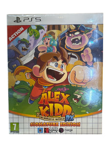 ALEX KIDD IN MIRACLE WORLD DX SIGNATURE EDITION PS5 NEW AND SEALED